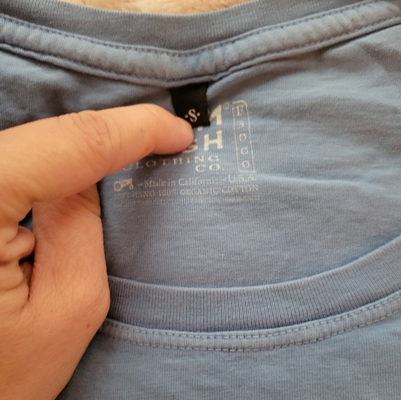 DFH Light Blue Logo Scoop Neck S/S Wmn Small - Picture 2 of 3